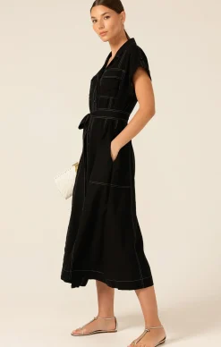 PORTIA DRESS IN BLACK