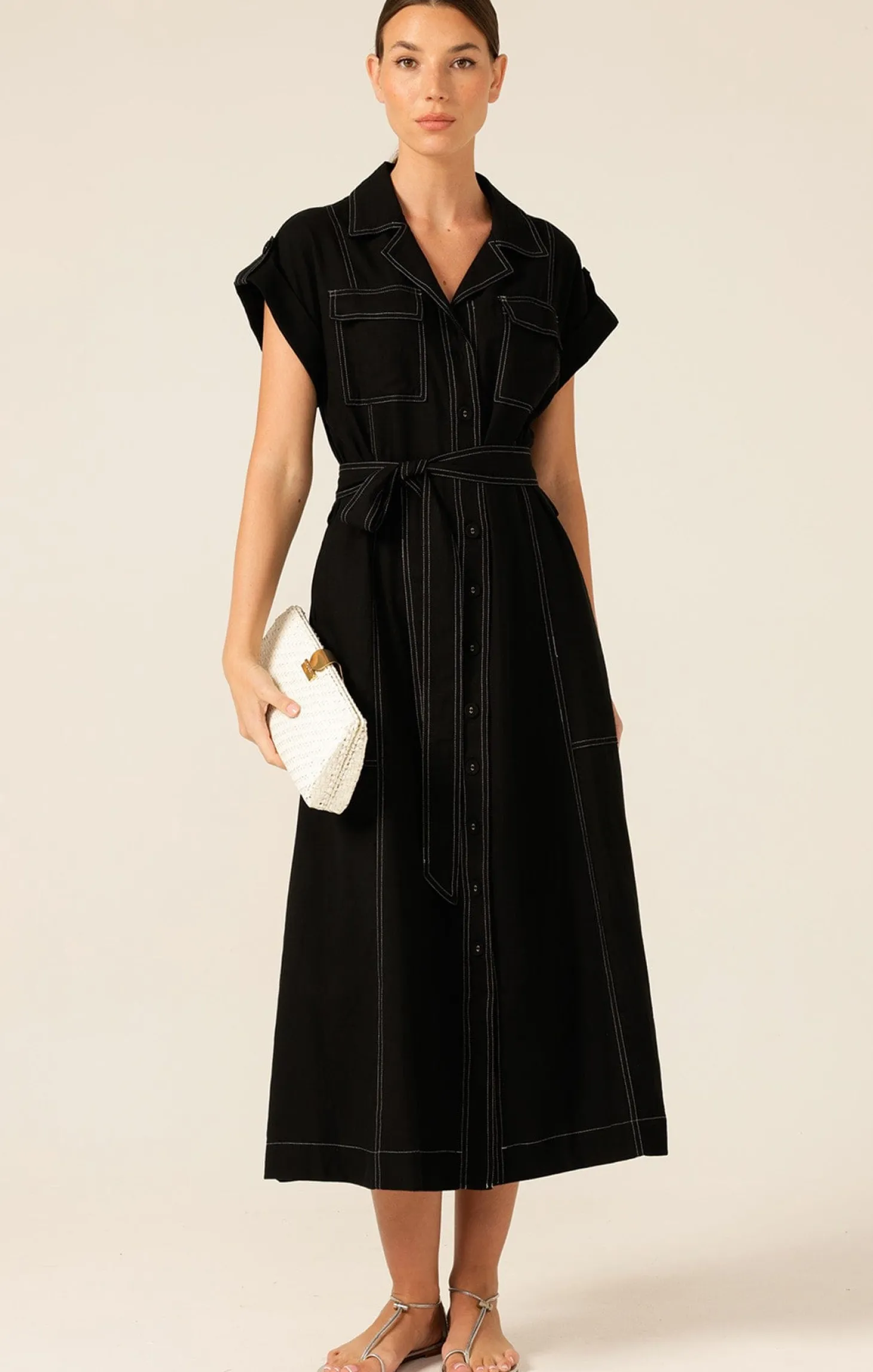 PORTIA DRESS IN BLACK