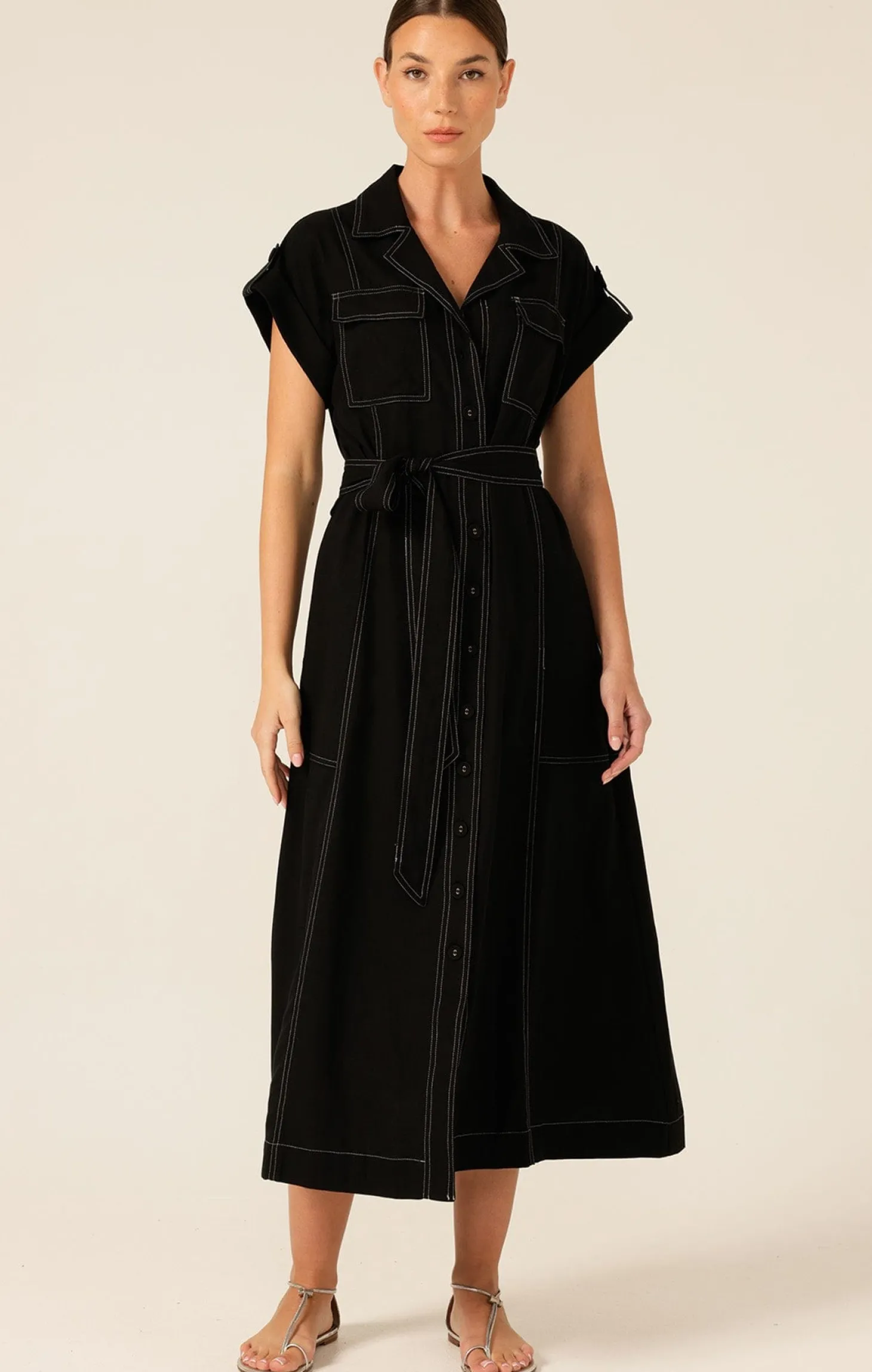 PORTIA DRESS IN BLACK