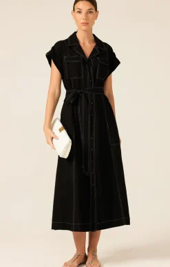 PORTIA DRESS IN BLACK