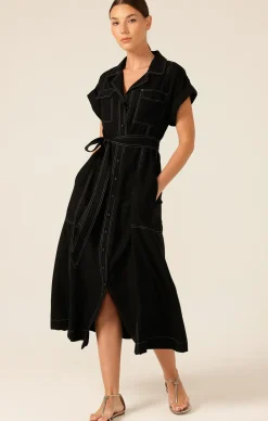 PORTIA DRESS IN BLACK