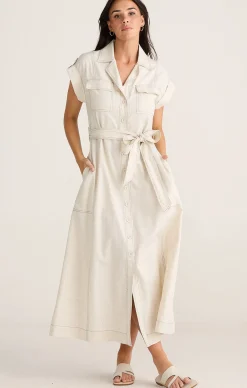 PORTIA DRESS IN NATURAL