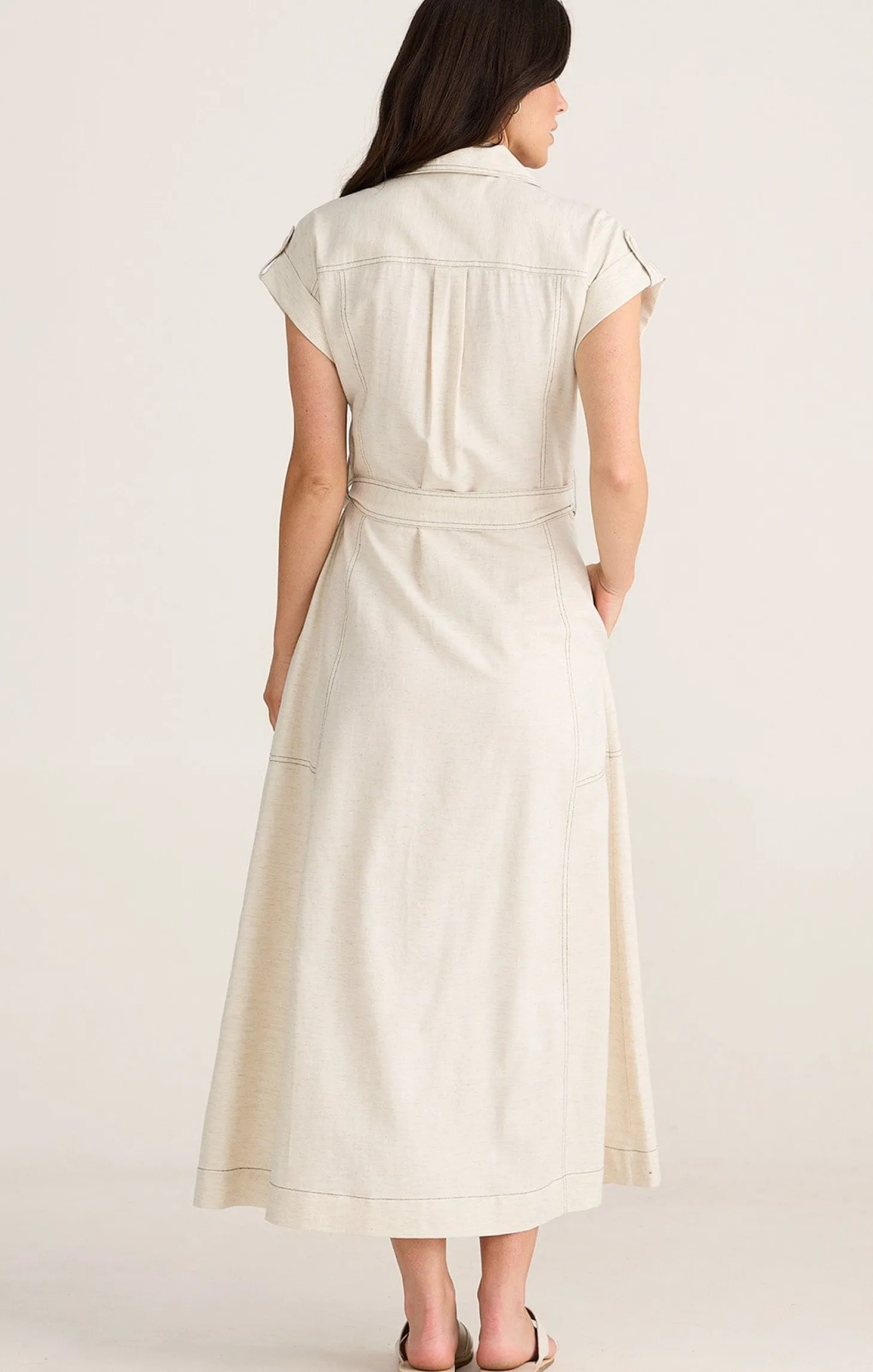PORTIA DRESS IN NATURAL
