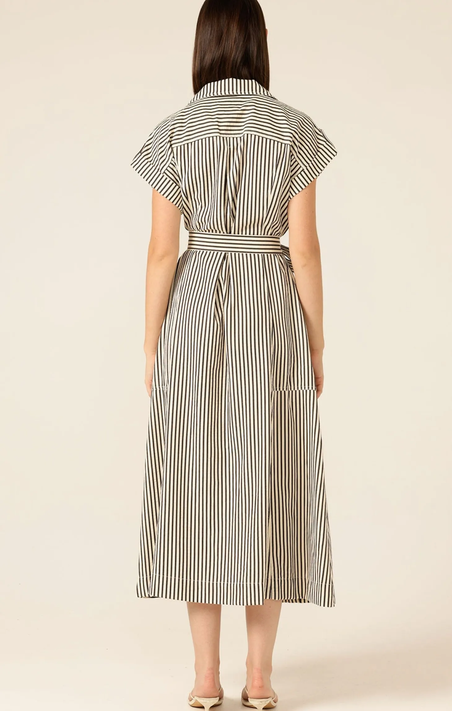 PORTIA DRESS IN STRIPE