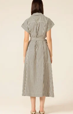 PORTIA DRESS IN STRIPE