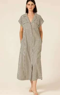 PORTIA DRESS IN STRIPE