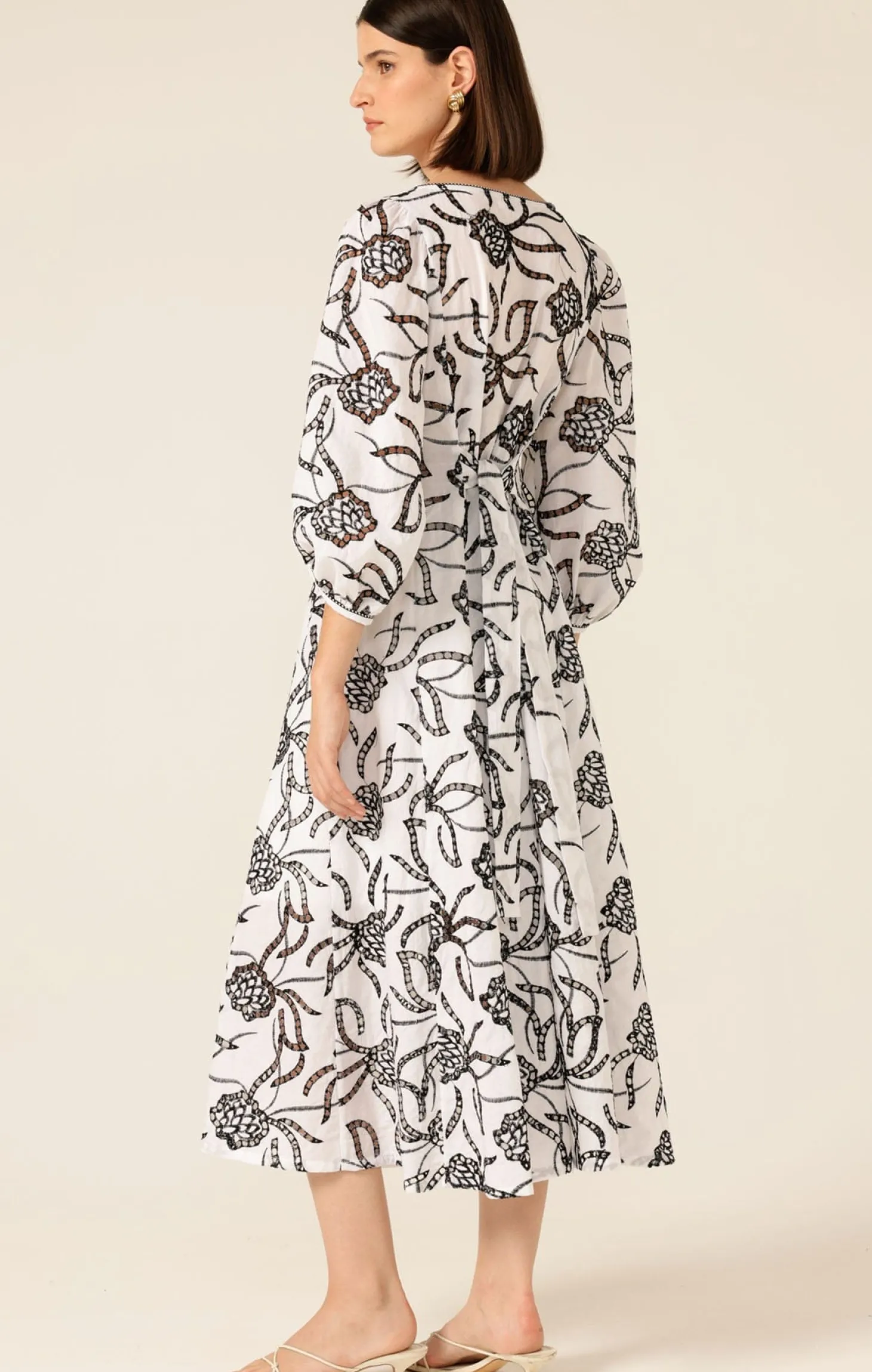 RADIANT REALM MIDI DRESS