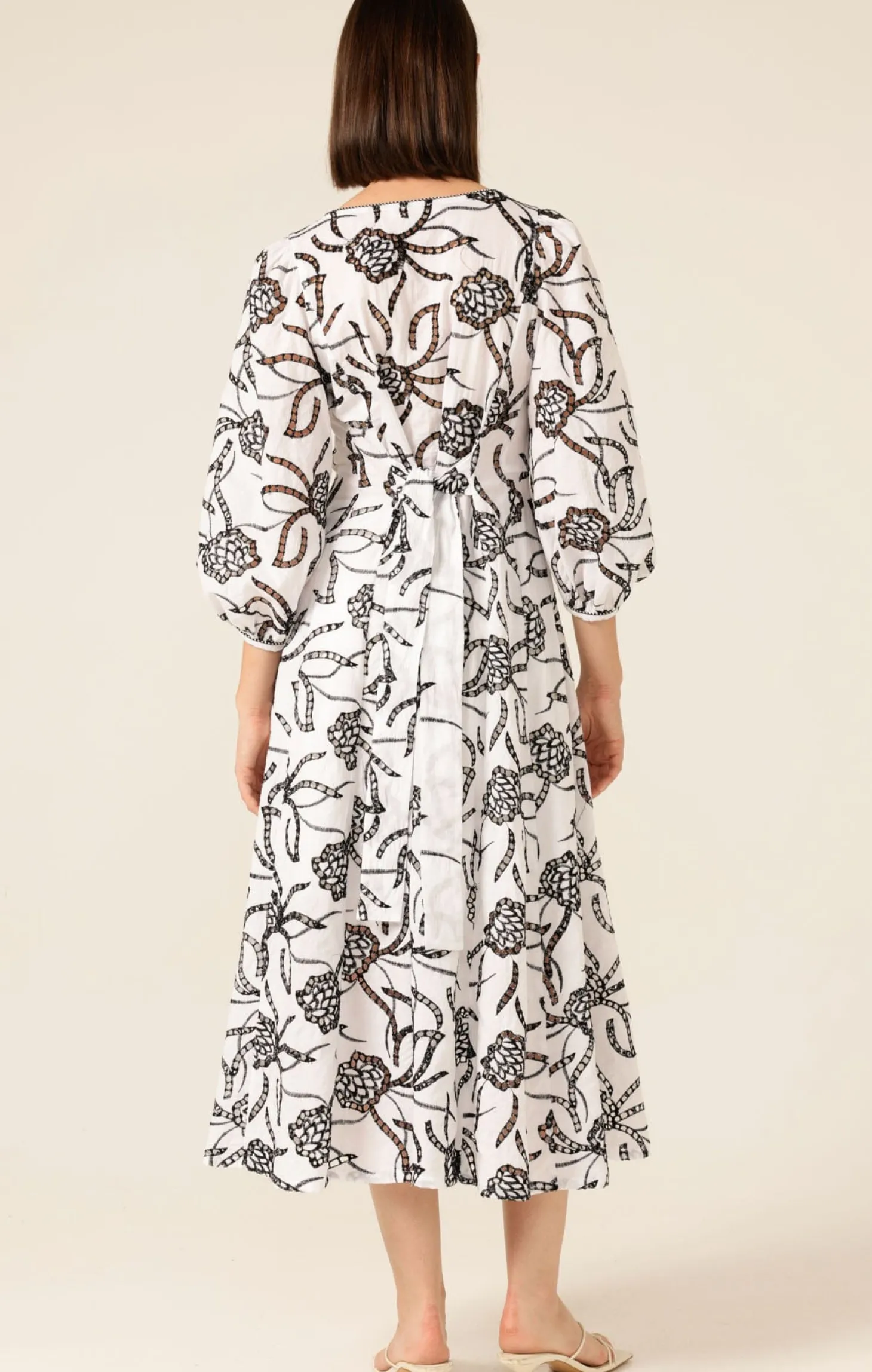 RADIANT REALM MIDI DRESS