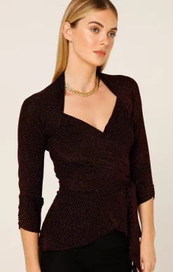 RIVERFIRE WRAP TOP IN RUBY