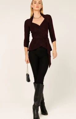 RIVERFIRE WRAP TOP IN RUBY