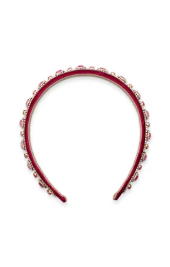 SABINE HEADBAND IN HOT PINK