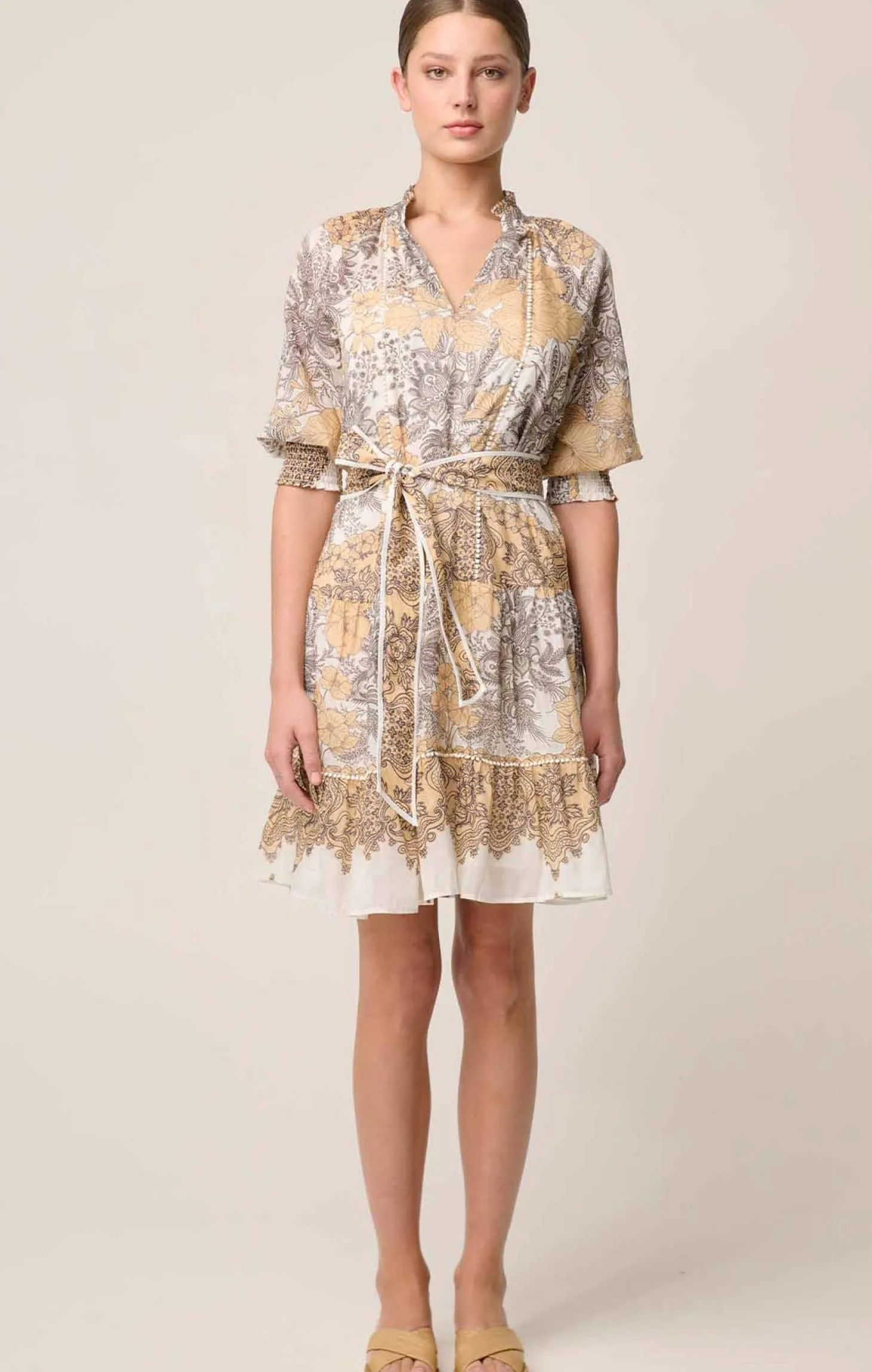 SANIBEL COTTON SILK DRESS
