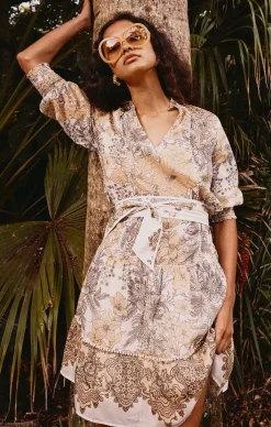SANIBEL COTTON SILK DRESS