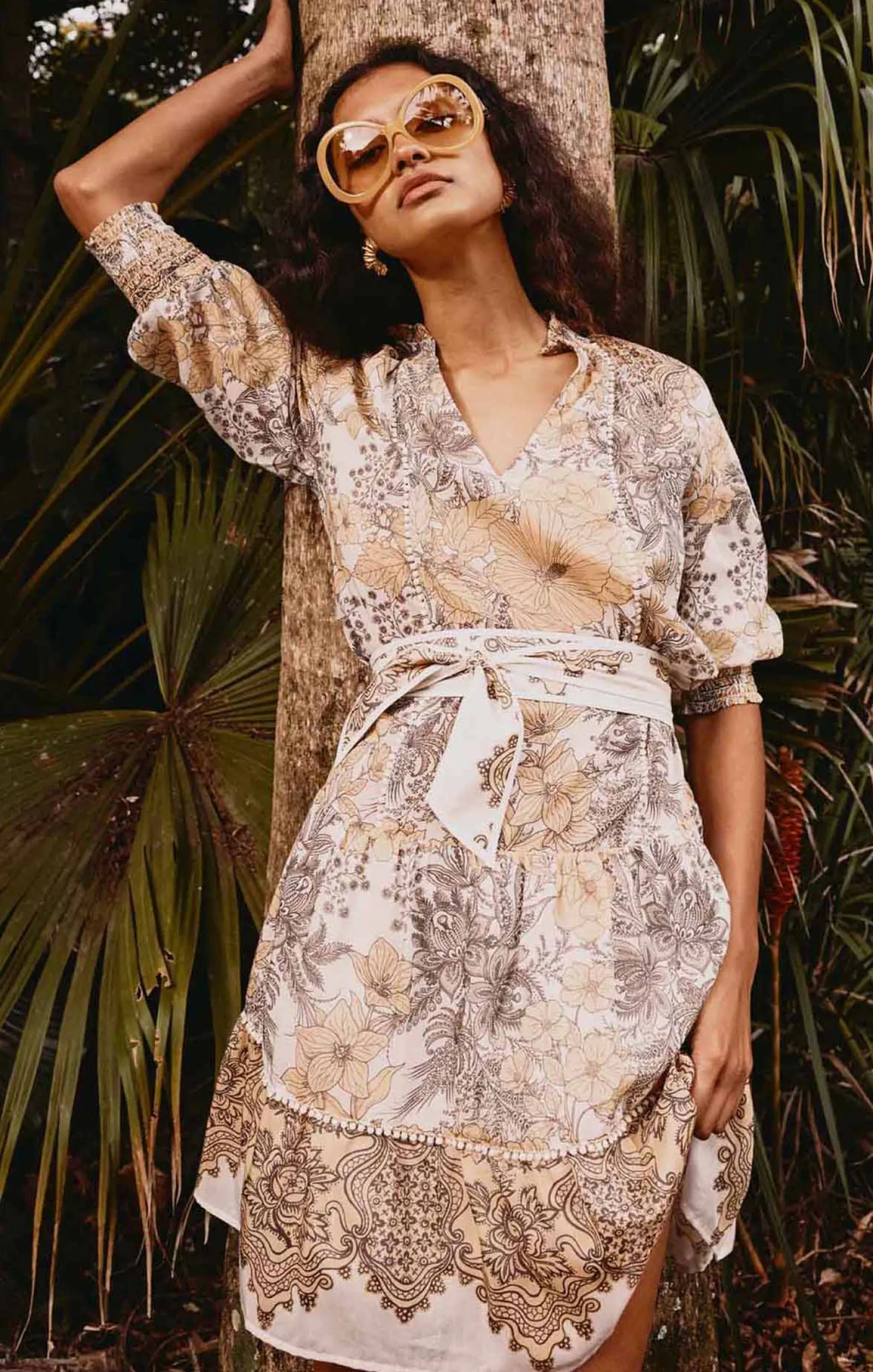 SANIBEL COTTON SILK DRESS