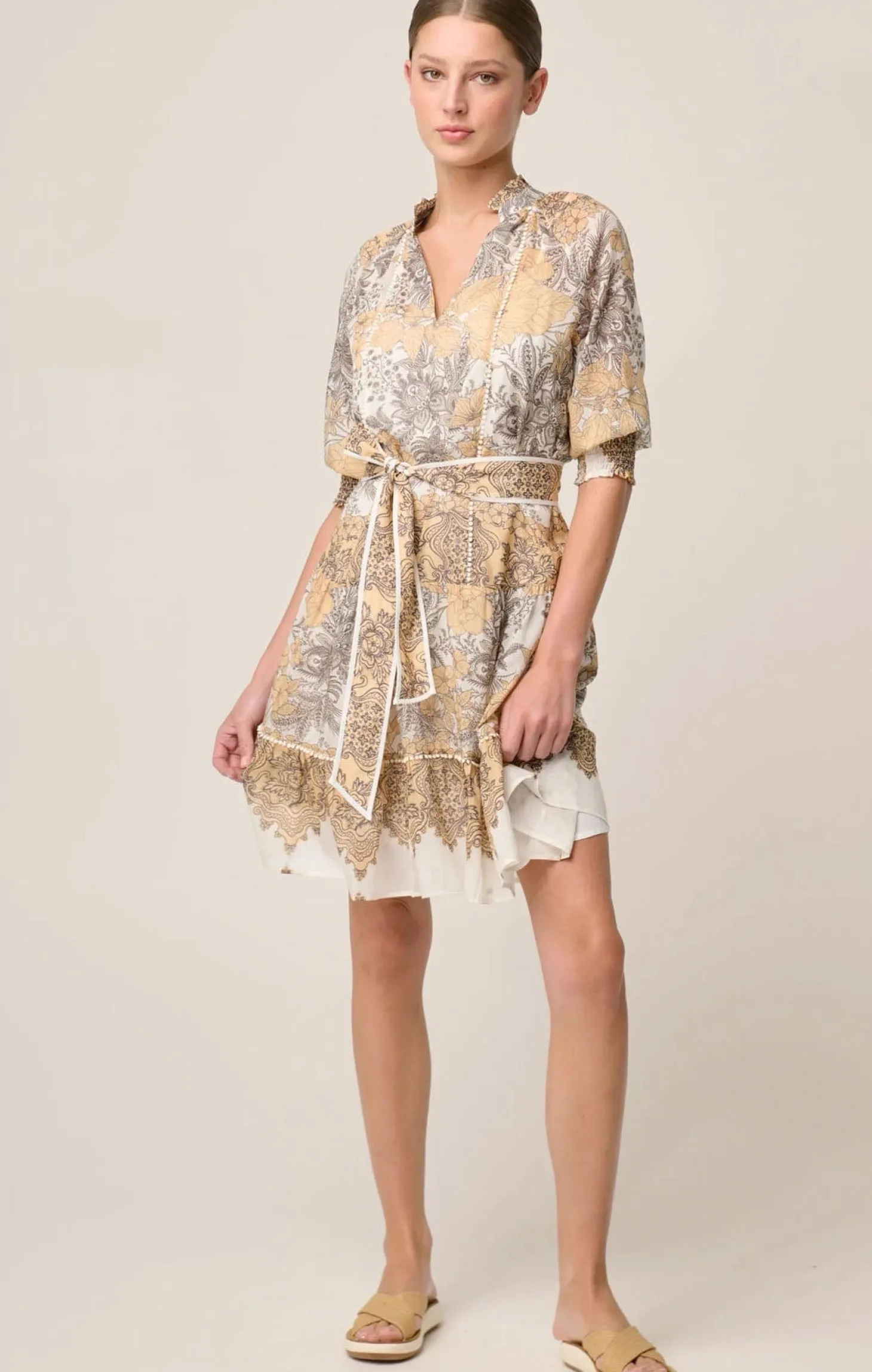 SANIBEL COTTON SILK DRESS