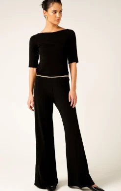 SEAMLESS PANT IN BLACK