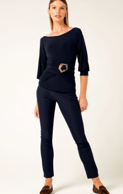 SKINNY PANT IN NAVY