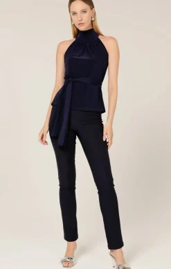 SKINNY PANT IN NAVY