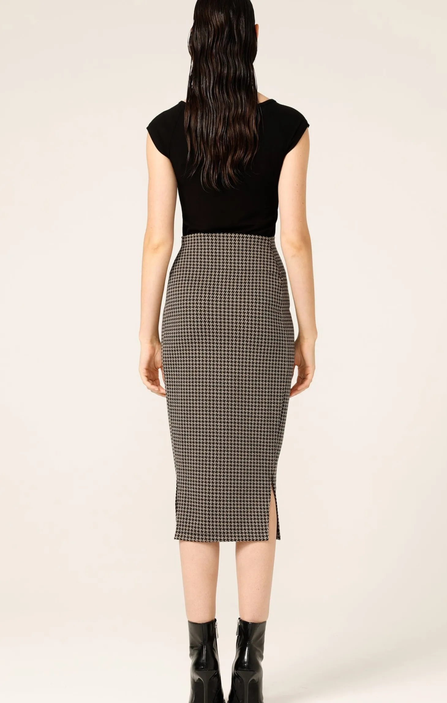 STAR CHECK SKIRT