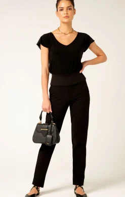 TAPERED LEG PANT TALL IN BLACK