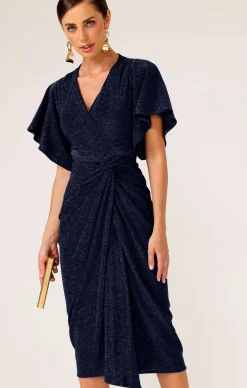 THE EMPORIUM DRESS IN NAVY