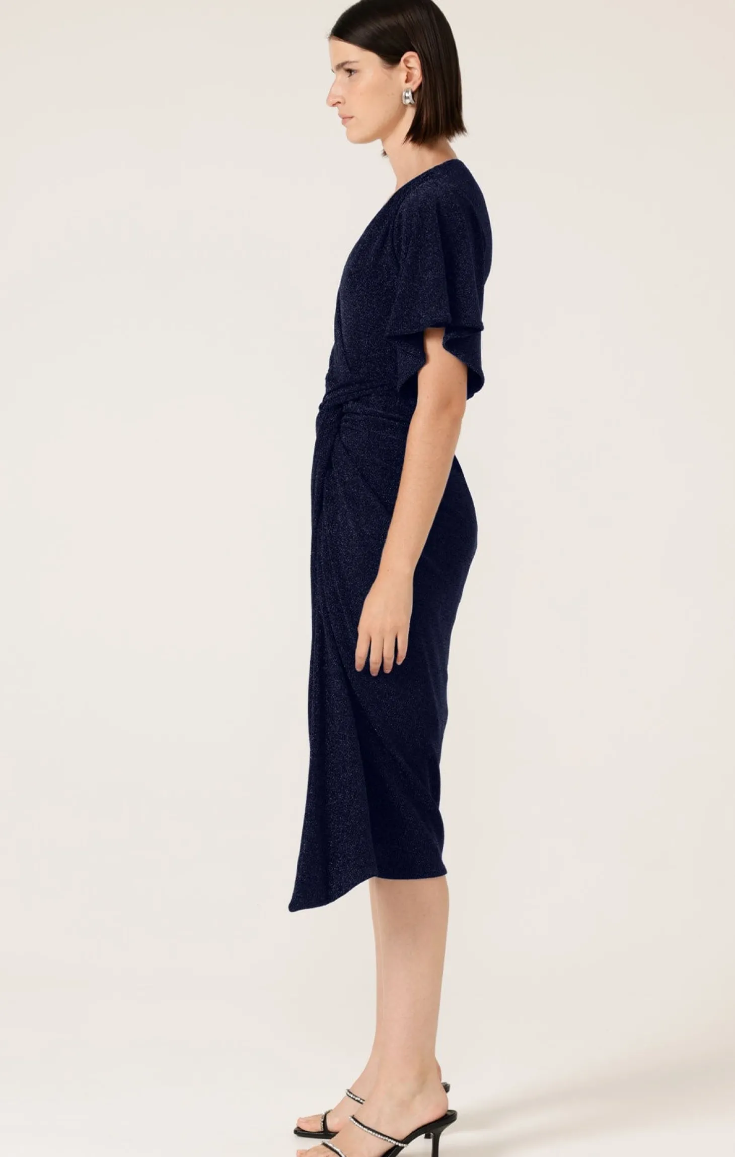THE EMPORIUM DRESS IN NAVY