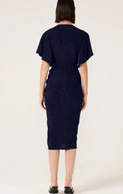 THE EMPORIUM DRESS IN NAVY