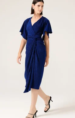 THE EMPORIUM DRESS IN SAPPHIRE