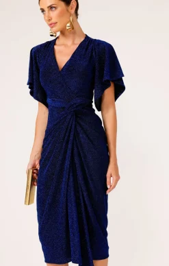 THE EMPORIUM DRESS IN SAPPHIRE