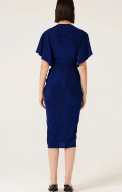 THE EMPORIUM DRESS IN SAPPHIRE