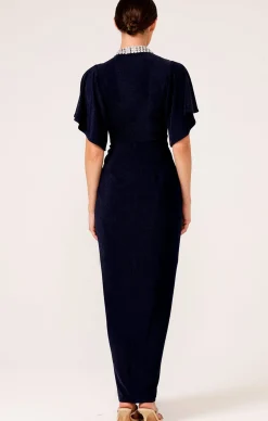 THE EMPORIUM MAXI DRESS IN NAVY