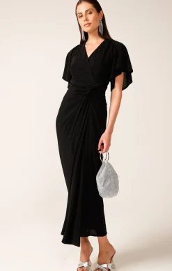 THE EMPORIUM MAXI DRESS IN BLACK