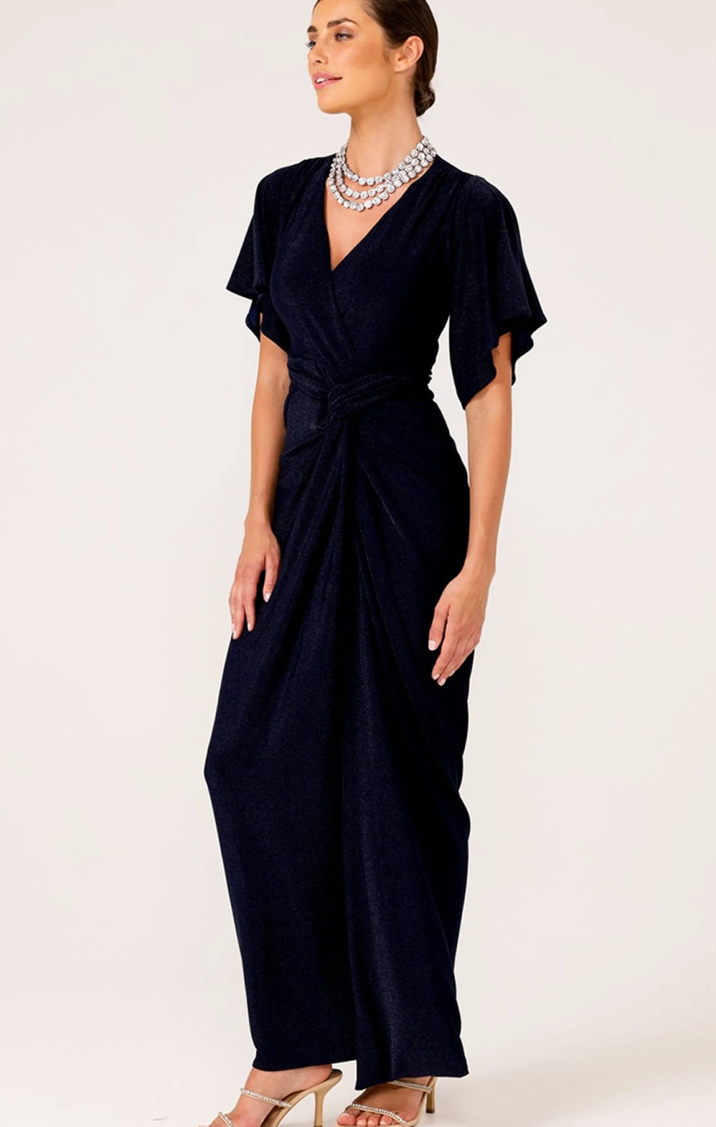 THE EMPORIUM MAXI DRESS IN NAVY