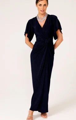THE EMPORIUM MAXI DRESS IN NAVY