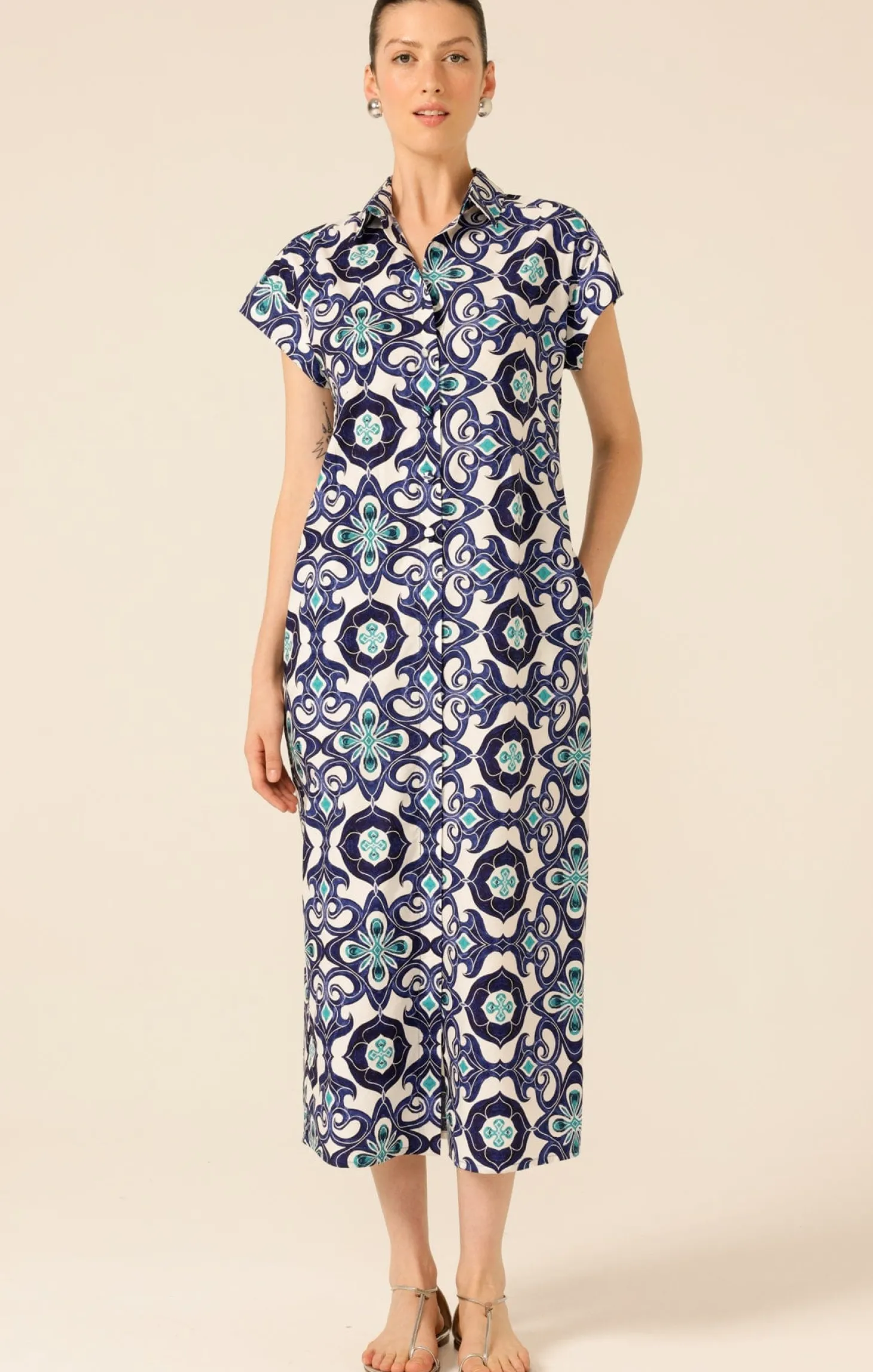 TREE SWALLOW SHIRTMAKER DRESS